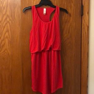 Racerback mini dress